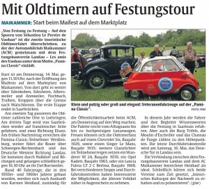 Rheinpfalz-Bericht Pamina Classic 2015